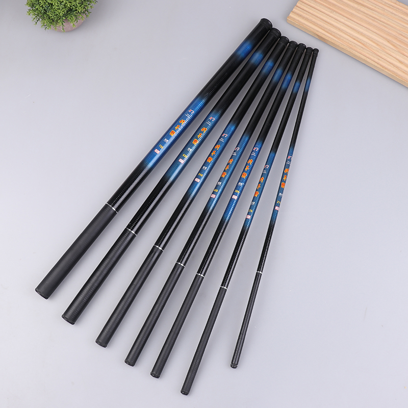Fishing Rod Telescopic - 텔레스코픽 락 낚싯대 유리섬유 2.1/2.7/3.6/4.5/5.4/6.3/7.2M 스피닝