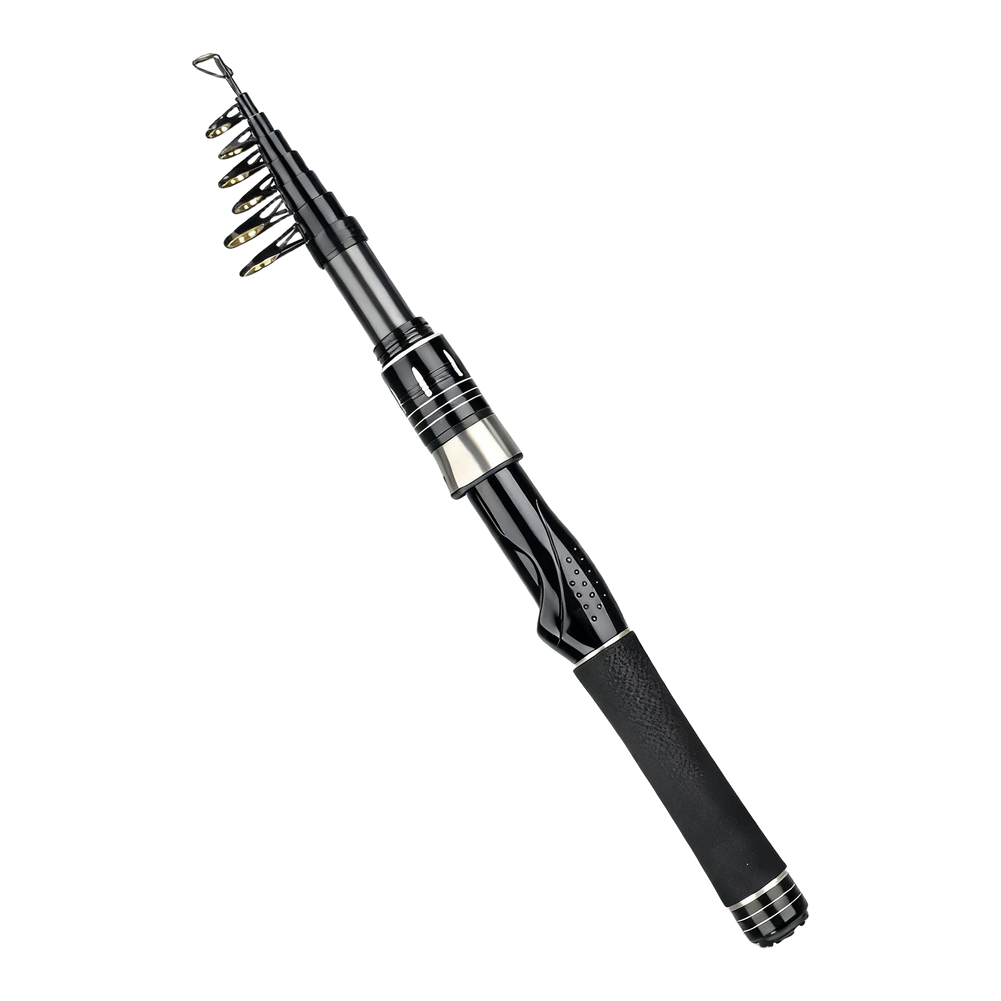 Fishing Rod Telescopic - 초경량 텔레스코픽 카본 낚싯대, 세라믹 가이드