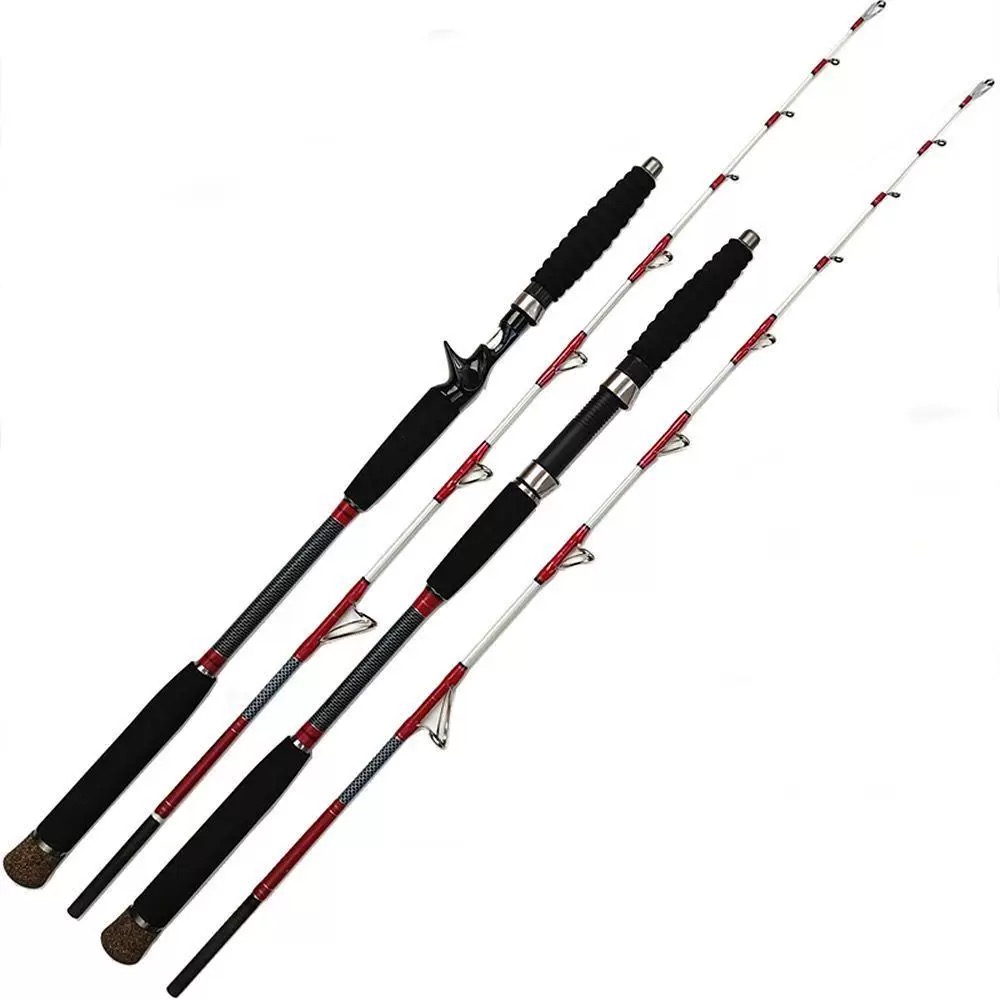 Fishing Rod Surf - 1.6M 해수용 100-300g 캐스팅/스피닝 카본 섬유