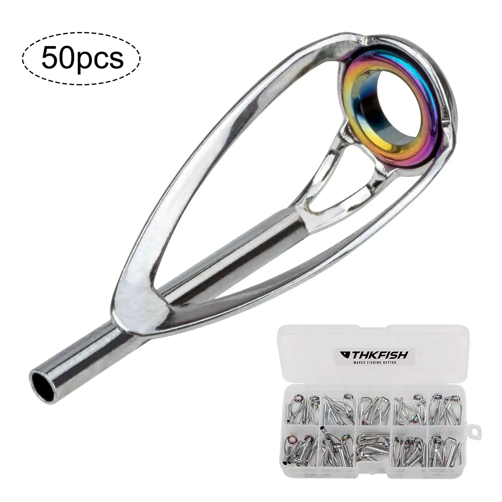 Fishing Rod Tip Replacement - 초릿대 상단 수리 키트, 스테인레스 스틸
