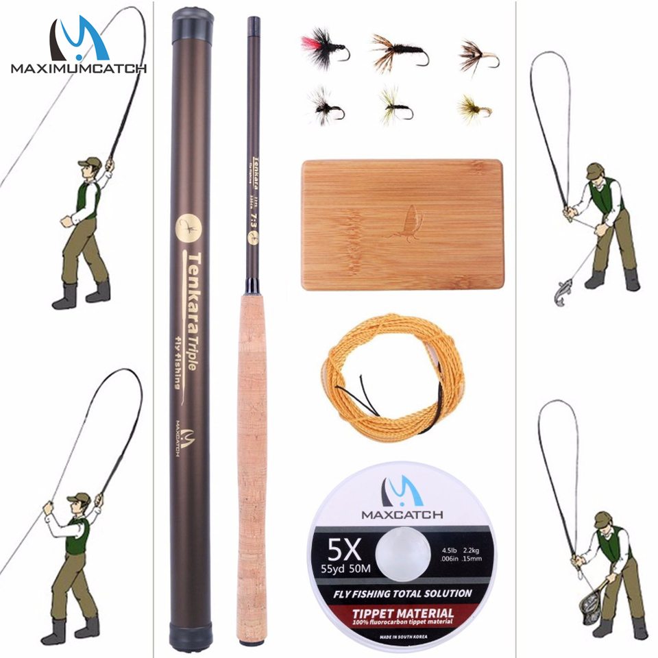 Fishing Rod Carbon Fiber - Maximumcatch 9-13FT V-Tenkara 막대 복장 IM10/36T