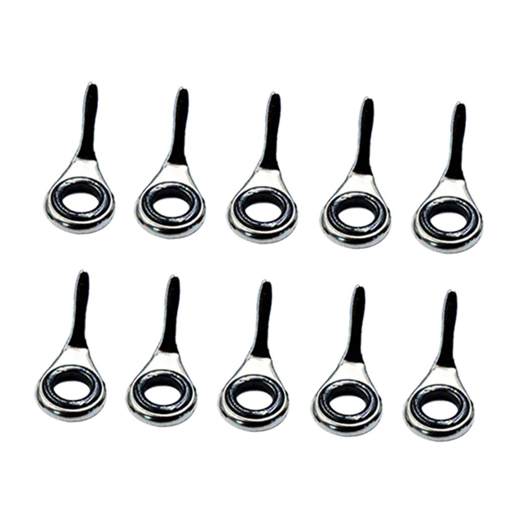 Fishing Rod Tip Replacement - 10개 세트 텔레스코픽 낚싯대 가이드 낚싯줄