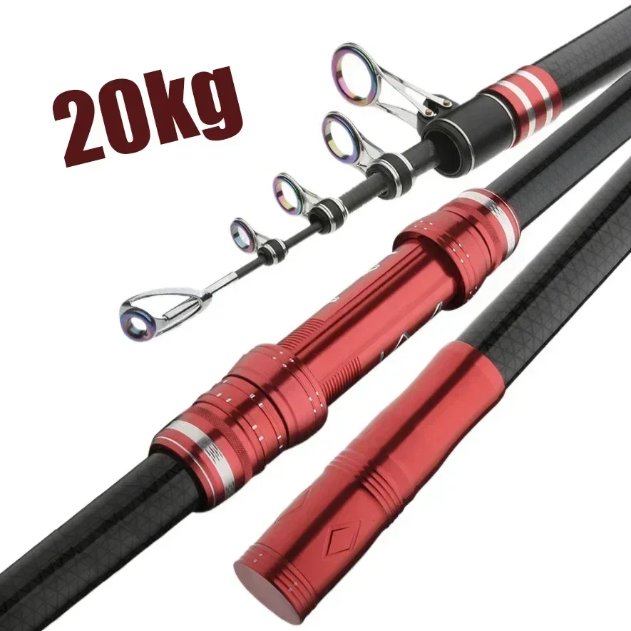 Fishing Rod Surf - 2.7m 3.6m 3.9m 4.5m 텔레스코픽 낚시대