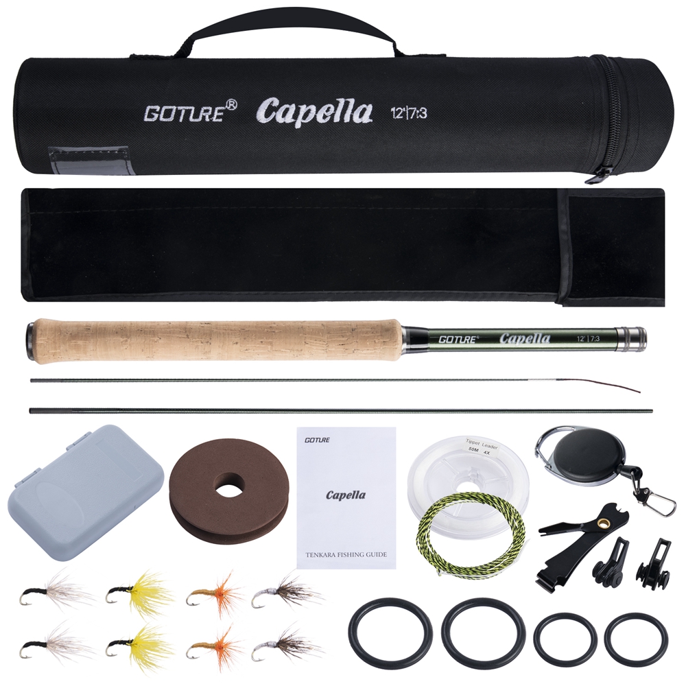 Fishing Rod Combo - Goture Tenkara 플라이 낚시대 콤보 3.6m