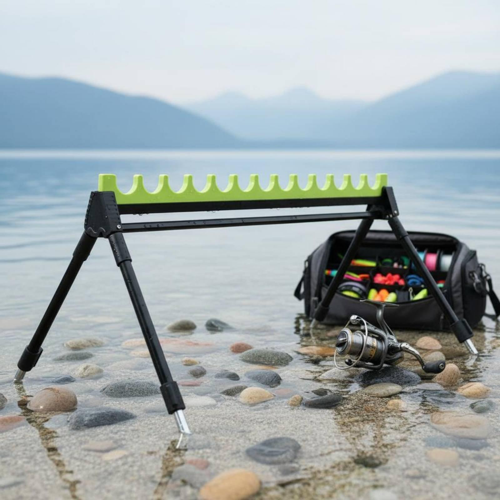 텔레스코픽 낚싯대 스탠드 휴대용 접이식 브래킷 야외 낚 - Fishing Rod Telescopic 리뷰 및 가격