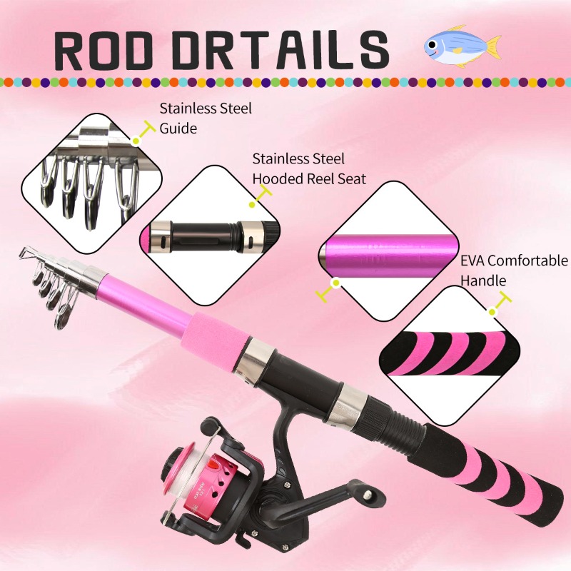 어린이 성인 초보자 낚싯대 콤보 세트 바닷물 민물용 키 - Fishing Rod Combo 리뷰 및 가격
