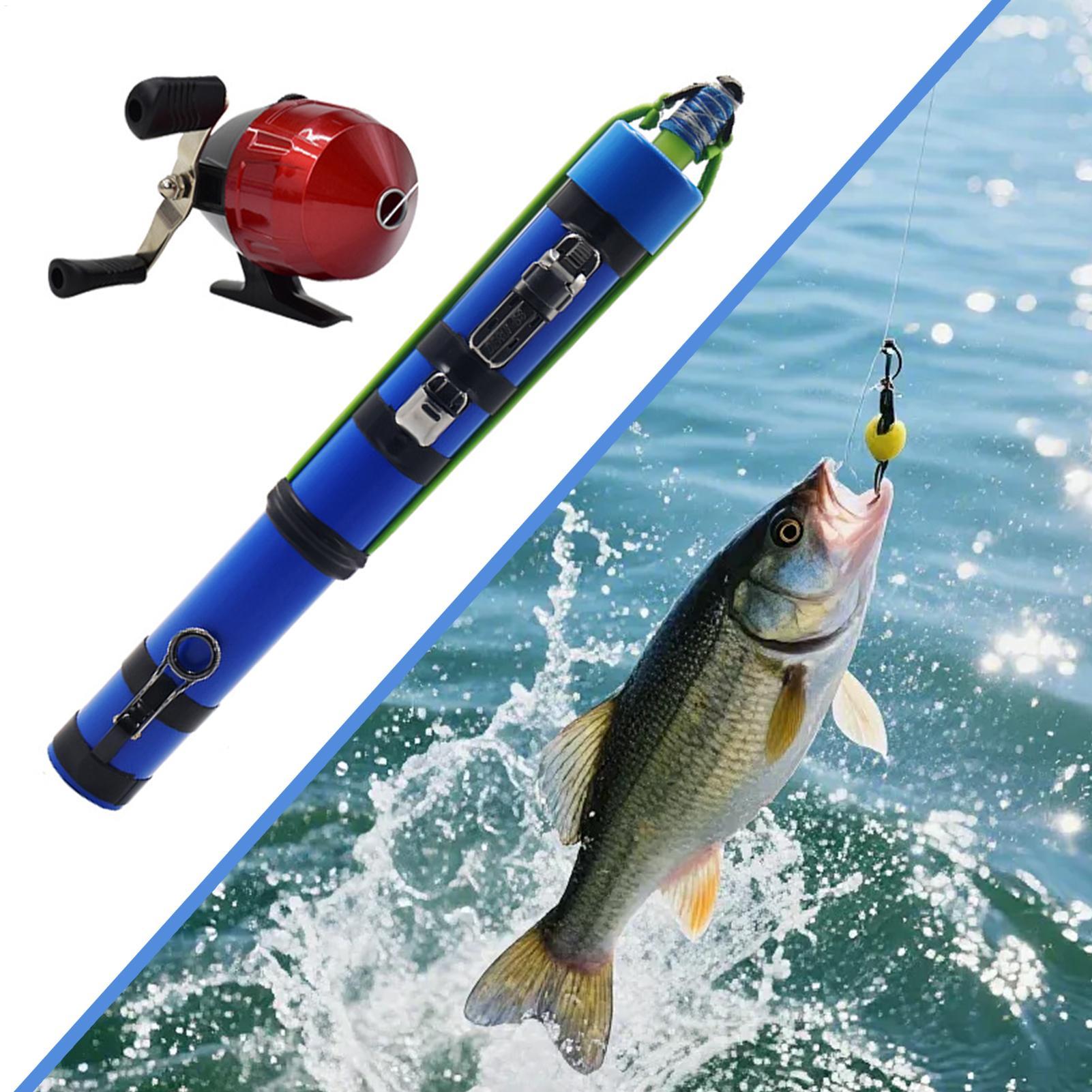 낚싯대 슬링샷 디자인 컴팩트 낚시 도구 릴 포함 여행용 - Fishing Rod Combo 리뷰 및 가격