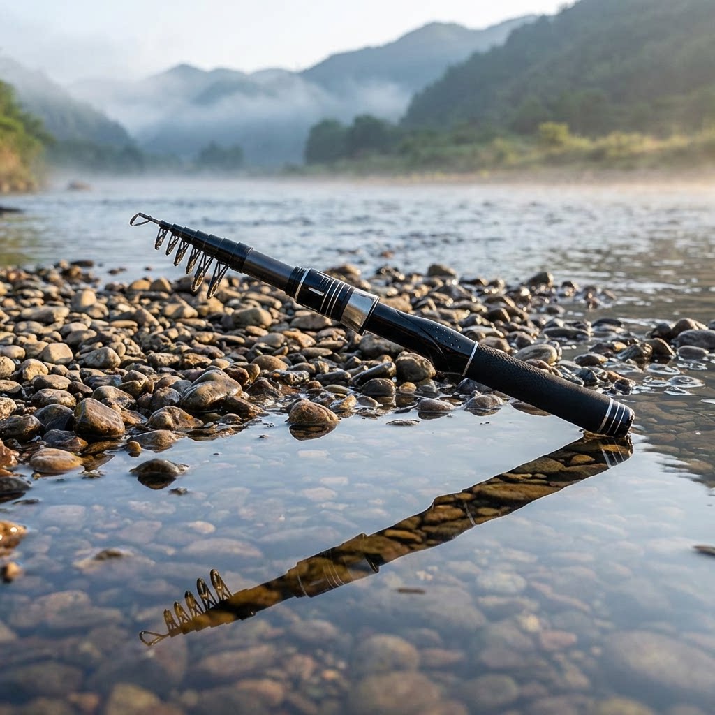 초경량 텔레스코픽 카본 낚싯대, 세라믹 가이드 링 포함 - Fishing Rod Telescopic 리뷰 및 가격