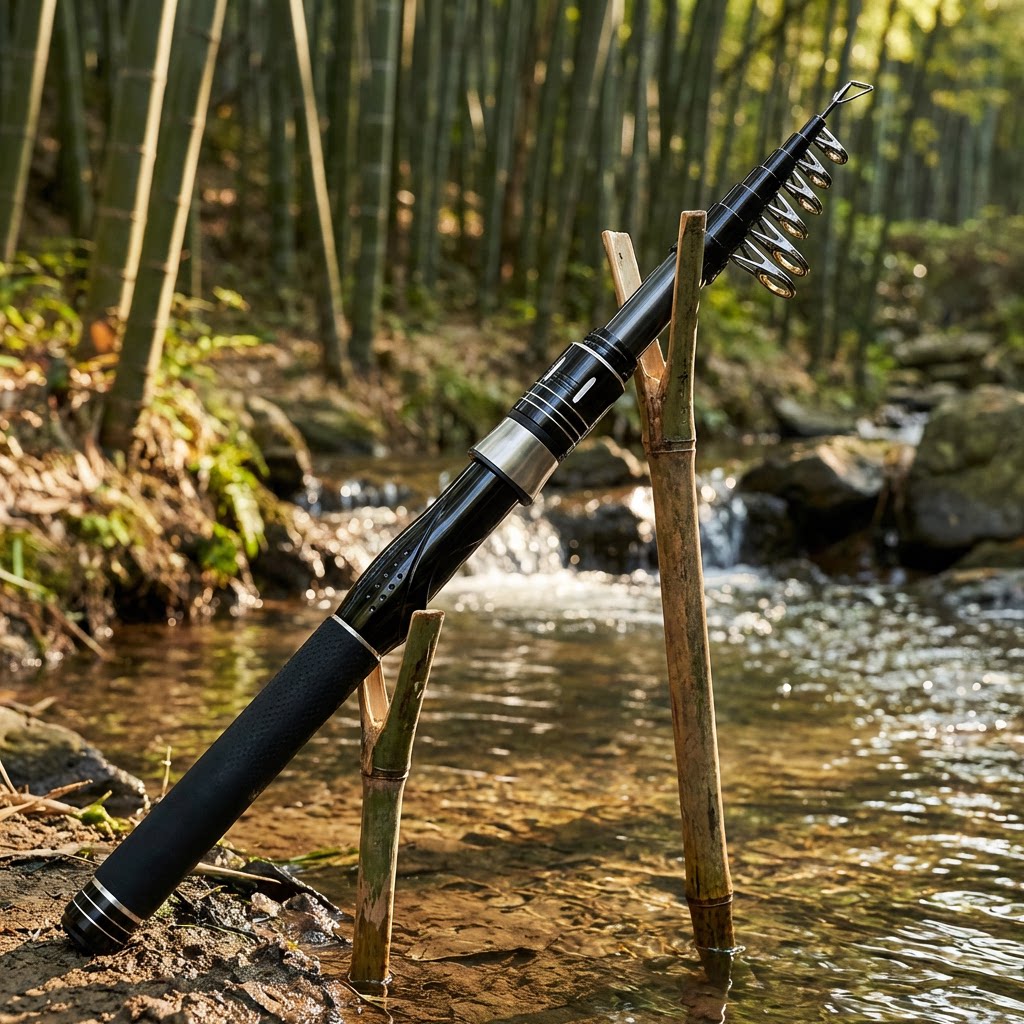 초경량 텔레스코픽 카본 낚싯대, 세라믹 가이드 링 포함 - Fishing Rod Telescopic 리뷰 및 가격