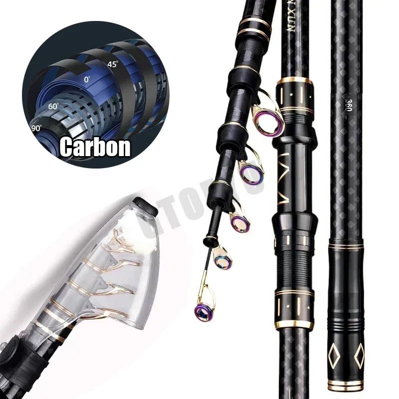 2.1m 2.7m 3.6m 4.5m 텔레스코픽 낚싯대  - Fishing Rod Surf 리뷰 및 가격
