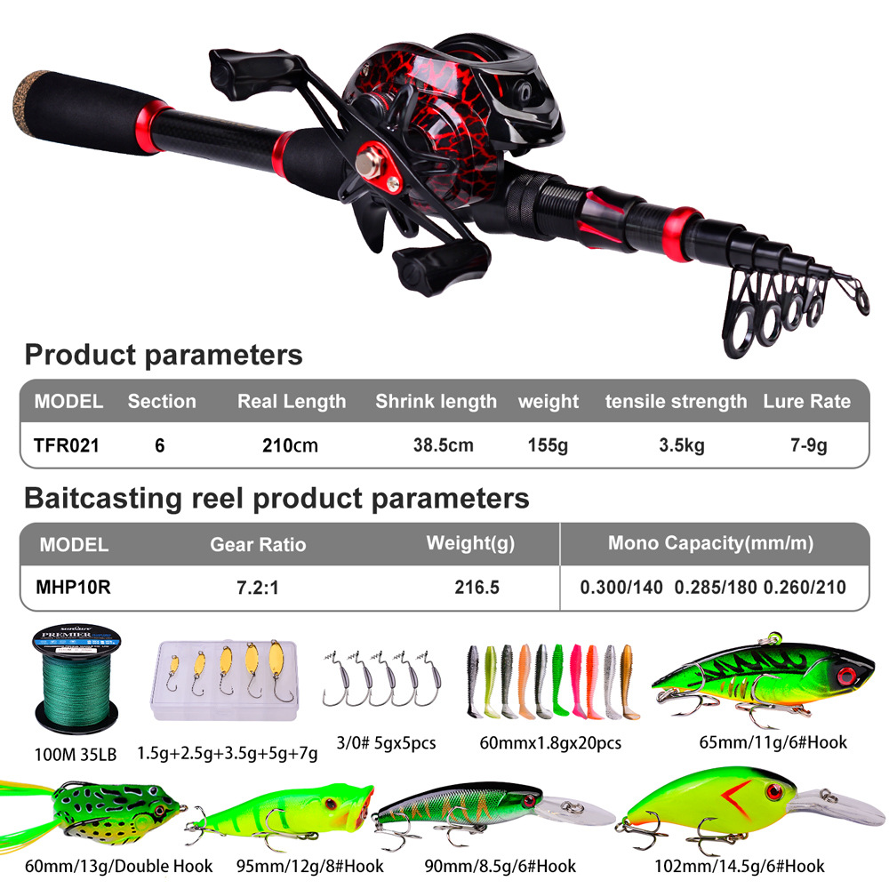 카본 파이버 롱 캐스팅 베이트캐스팅 바다 낚싯대 릴 콤 - Fishing Rod Carbon Fiber 리뷰 및 가격