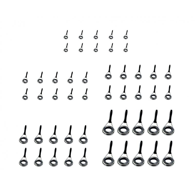 10개 세트 텔레스코픽 낚싯대 가이드 낚싯줄 가이드 아 - Fishing Rod Tip Replacement 리뷰 및 가격