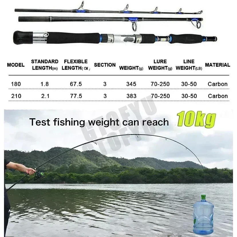 낚시 루어 낚싯대 1.8m 2.1m 3단 초경량 루어  - Fishing Rod Surf 리뷰 및 가격