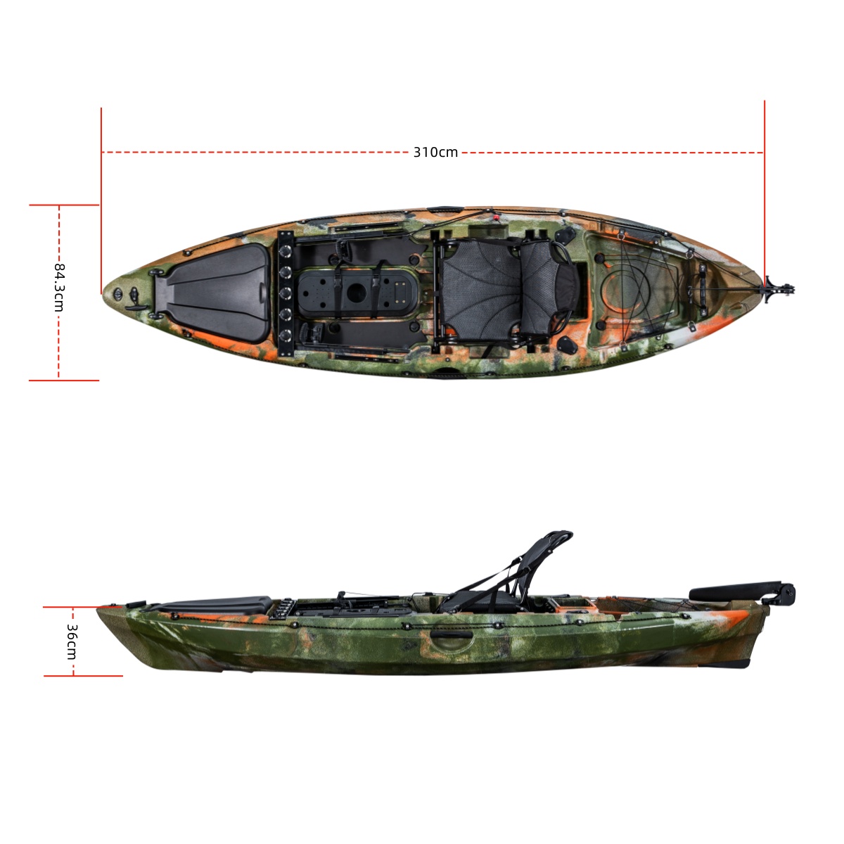 LSF 1등급 싱글 낚시 카약 플라스틱 보트 낚시용 1 - Fishing Rod Boat 리뷰 및 가격