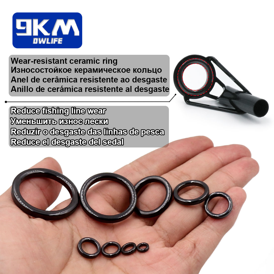 5Pcs 낚싯대 팁 가이드 수리 키트 스테인레스 스틸  - Fishing Rod Tip Replacement 리뷰 및 가격