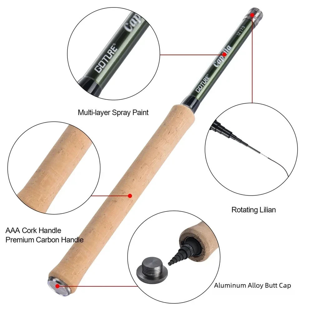 고투어 12피트 클래식 텐카라 플라이 낚싯대 콤보 초경 - Fishing Rod Carbon Fiber 리뷰 및 가격